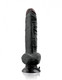 Real Feel Deluxe No 07 Vibrating Dildo Black 9 Inch by Pipedream Products - view 3