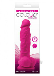 Colours Pleasures Dildo Vibe 5 Pink Best Sex Toys