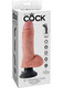 King Cock 8 inches Vibrating Cock with Balls Beige by Pipedream - Product SKU CNVEF -EPD5407 -21