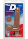 The D Perfect D Vibrating Dildo 8 inch Caramel Tan by Doc Johnson - Product SKU CNVEF -EDJ -1701 -05 -2