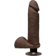 The D Perfect D Vibrating Dildo 8 inch Chocolate Brown Adult Sex Toy