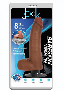 Jock Bareskin Vibe Dong W/balls 8 Car Best Adult Toys