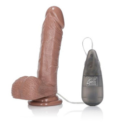 Emperor Vibrating Tan 6 inch Best Sex Toys