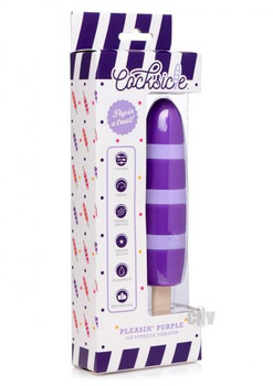 The Cocksicle 10x Popsicle Vibe Pleasin Purp Sex Toy For Sale