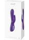 Ovo K3 Silicone Rabbit Waterproof Lilac And Chrome by Ovo - Product SKU CNVEF -EOVOK39727