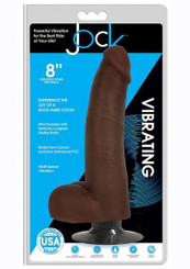 Jock Vibrating Dong W/balls 8 Chocolat Best Adult Toys