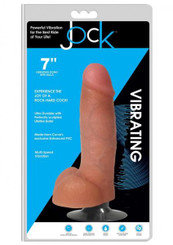 Jock Vibrating Dong W/balls 7 Vanilla Adult Sex Toy