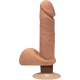 The D Perfect D Vibrating Dildo 7 inch Caramel Tan Adult Sex Toy