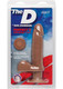 The D Perfect D Vibrating Dildo 7 inch Caramel Tan by Doc Johnson - Product SKU CNVEF -EDJ -1701 -02 -2