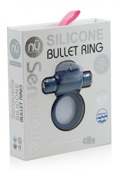 Sensuelle Silicone Bullet Ring 7x Navy B Adult Toys