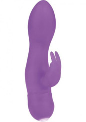 Silicone Jack Rabbit One Touch Vibrator Waterproof Purple 4.25 Inch Adult Sex Toys