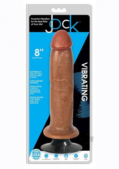 Jock Vibrating Dong No Balls 8 Caramel Best Sex Toy