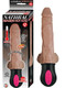Natural Realskin Hot Penis 2 Brown Vibrating Dildo by NassToys