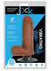 Jock Vibrating Dong W/balls 6 Caramel Adult Toy
