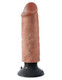 King Cock 6 inches Vibrating Tan Dildo Best Sex Toy