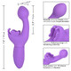 Rechargeable Butterfly Kiss Purple Vibrator by Cal Exotics - view 4