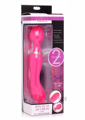 Wand Ess Dbl Silicone Vibe Wand Pnk Adult Sex Toy