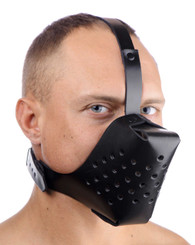 Adjustable Leather Dog Muzzle Adult Toy