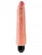 King Penis 9 inches Realistic Vibrating Stiffy Beige by Pipedream Products