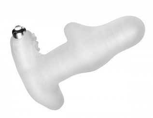 Fill Her Up Vibe Tunnel With Clit Stimulator by XR Brands