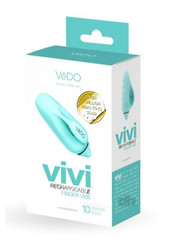 Vivi Rechargeable Finger Vibe Turquoise by Vedo Toys