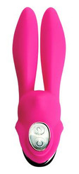 Velvateen 7X Rabbit Stimulator Pink Vibrator Adult Toys