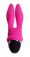 Velvateen 7X Rabbit Stimulator Pink Vibrator by XR Brands - view 4