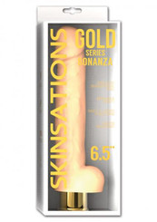 Skinsations Gold Bonanza 6.5 inches Vibrating Dildo Best Sex Toy