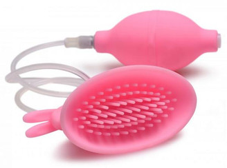 Silicone Vibrating Pussy Cup Pink Sex Toys