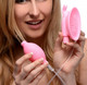 Silicone Vibrating Vagina Cup Pink by XR Brands - view 3