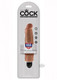 King Cock 7 inches Vibrating Stiffy Tan Dildo by Pipedream - Product SKU CNVEF -EPD5522 -22