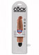 King Penis 7 inches Vibrating Stiffy Tan Dildo by Pipedream Products - view 2