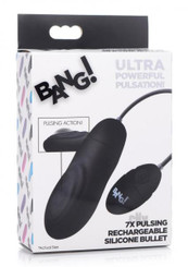 Bang 7x Pulsing Recharge Bullet Black Best Sex Toys