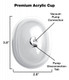 Size Matters Vagina Cup Small Pumping Cup Attachment by XR Brands - view 4