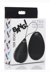 Bang 10x Silicone Vibrating Egg Black by XR LLC