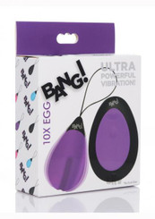 Bang 10x Silicone Vibrating Egg Purple by XR LLC