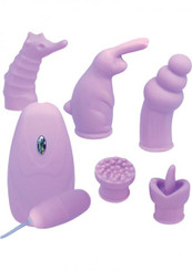 Elite Collection Vibrating Bullet 5 Changeable Sleeves - Purple Best Sex Toy