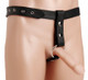 Leather Butt Plug Harness with Cock Ring Male Sex Toy