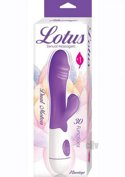 Lotus Sensual Massager 1 Purple Adult Toy