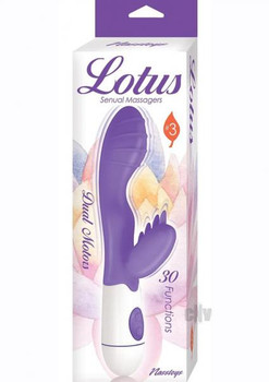 Lotus Sensual Massager 3 Purple Sex Toy