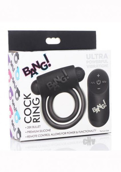 Bang Cring And Bullet W/remote Black by XR LLC