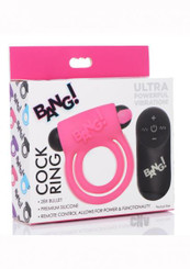 Bang C-ring And Bullet W/remote Pink Adult Toy