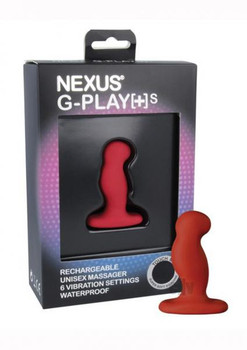 Nexus G-Play Small Unisex Vibrator Red Best Sex Toy