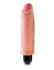 King Cock 6 inches Vibrating Stiffy Beige Sex Toy