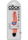 King Cock 6 inches Vibrating Stiffy Beige by Pipedream - Product SKU CNVEF -EPD5521 -21