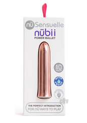 Sensuelle Nubii 15 Func Bullet Rose Gold Adult Toy