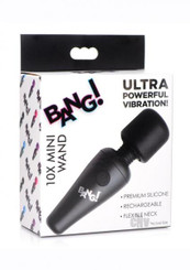 Bang 10x Vibe Mini Silicone Wand Black Best Sex Toy