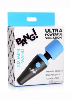 Bang 10x Vibe Mini Silicone Wand Blue by XR LLC
