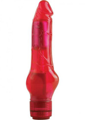 Juicy Jewels Cherry Shimmer Vibrator Waterproof Red Sex Toy