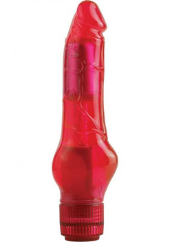 Juicy Jewels Cherry Shimmer Vibrator Waterproof Red by Pipedream Products